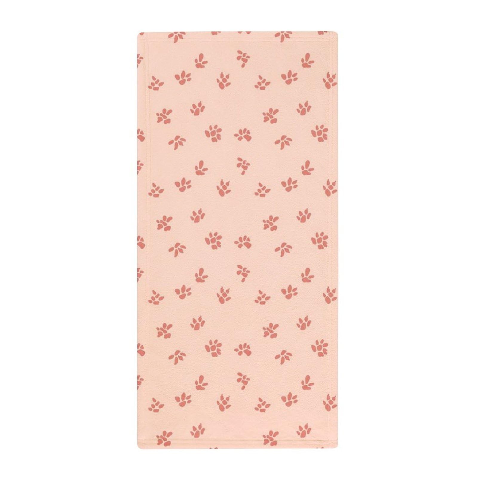 Anceky Super Absorbent Yoga Towels, Pink Cheetah Leopard Compact Quick-Dry Face Towels for Gym, Camp & Travel Essentials