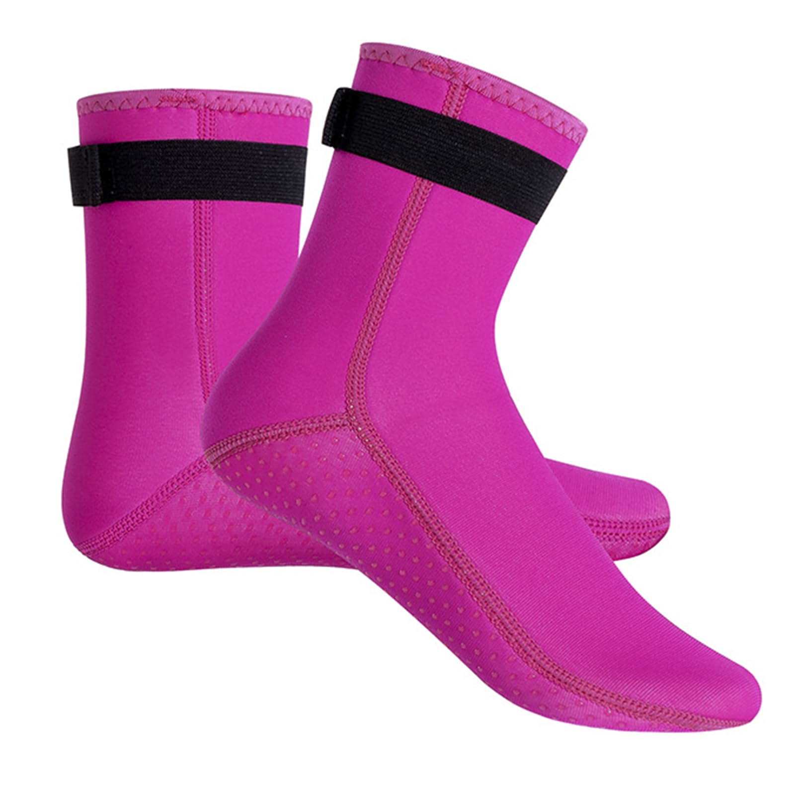 Moonlove Unisex Adults 3 mm Wetsuit Socks Men Women Neoprene Elastic Anti-slip Summer Snorkel Water Feet Protectors Boots Suit Beach Socks for Snorkeling Diving Swimming Surfing