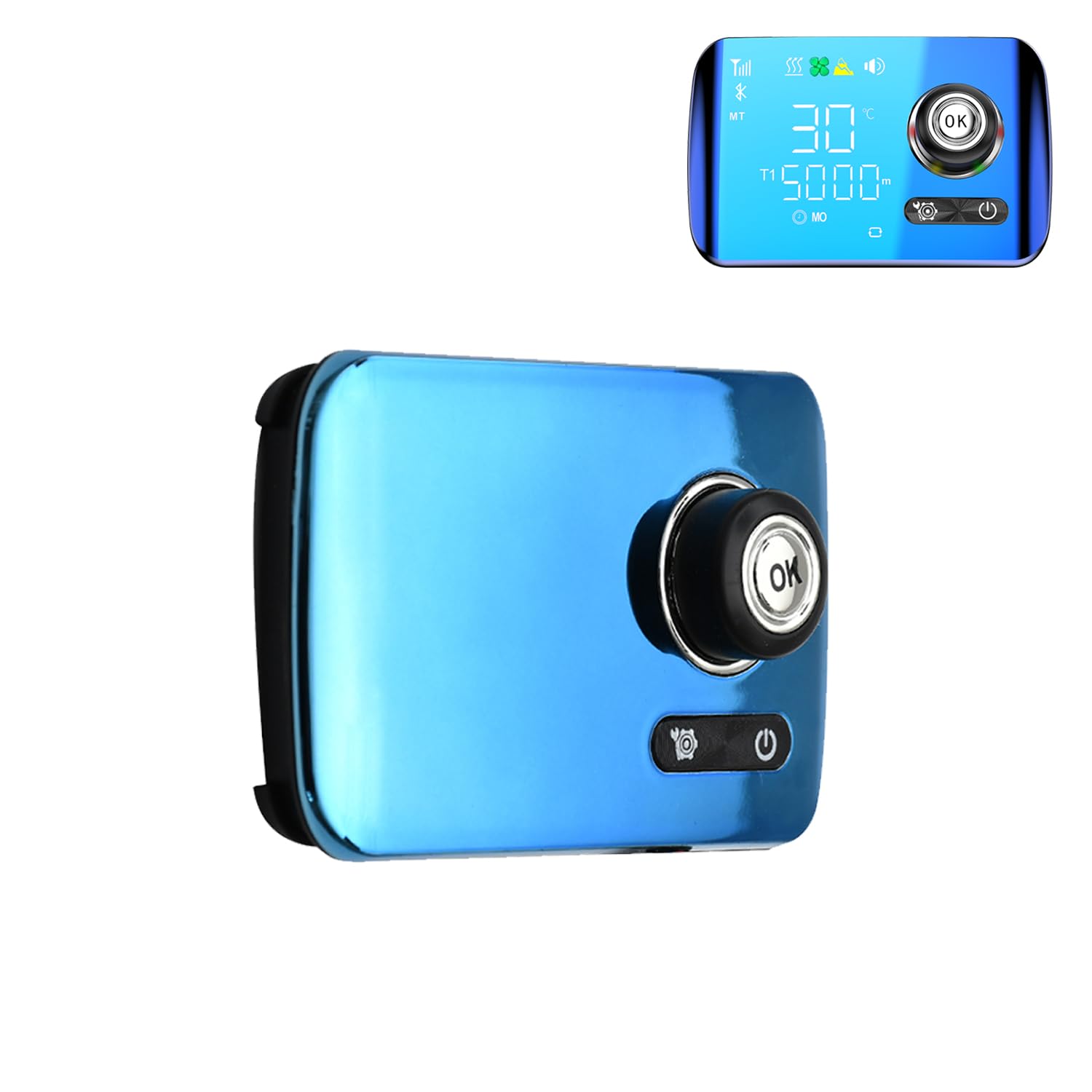 Calentador Kit de reemplazo de pantalla bluetooth, uso de 5500m, modo de ventilación, control de aplicación móvil bluetooth, 12v / 24v, 2kw / 5kw, universal,