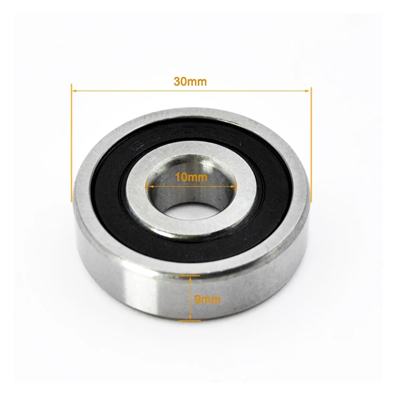 2 Pieces of Bearings 6200 6201 6202 6203 6204 6205 2 DDU LLU 6200 6201 6202 6205 Chromium Steel deep Groove Ball Bearings(6200-2RS 10X30X9mm)