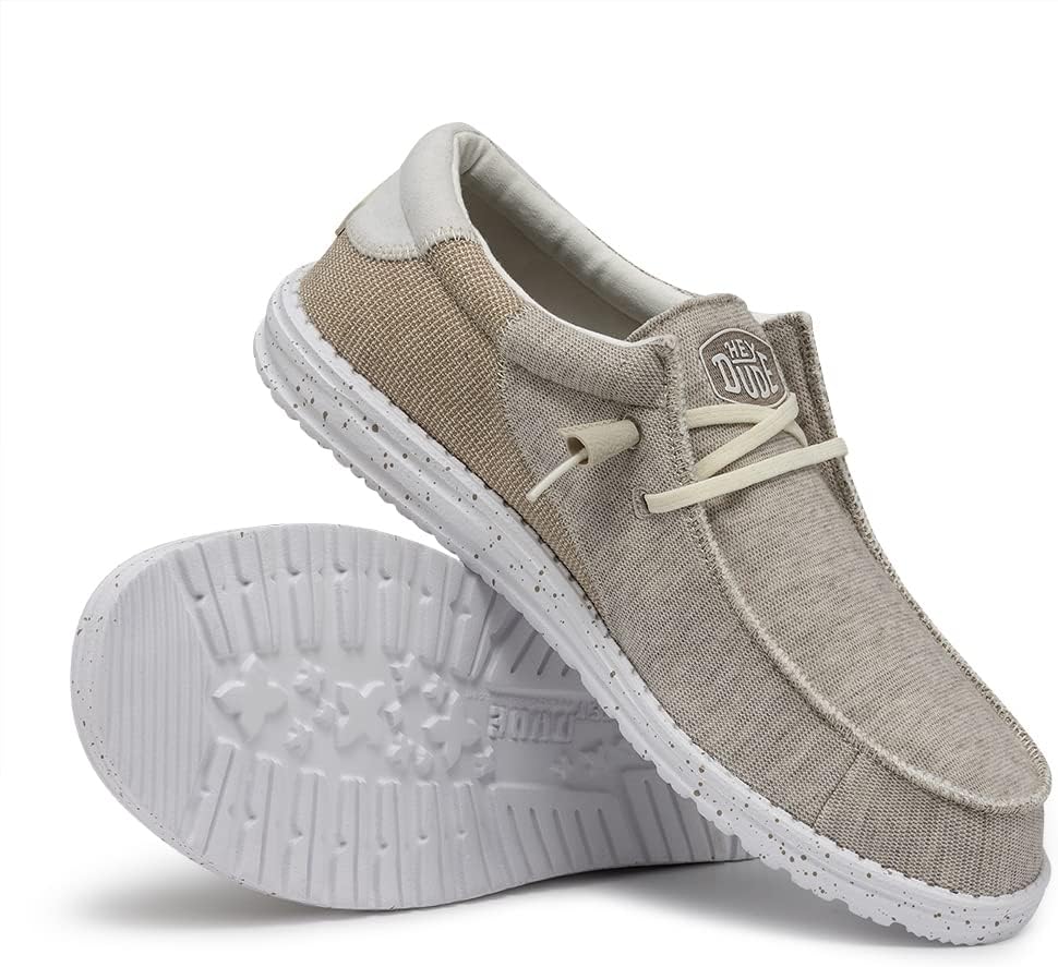 HEYDUDE Men's Wally Stitch Dirt Road Size 8| Men's Loafers | Men's Slip On Shoes | Comfortable & Light-Weight - Image 3