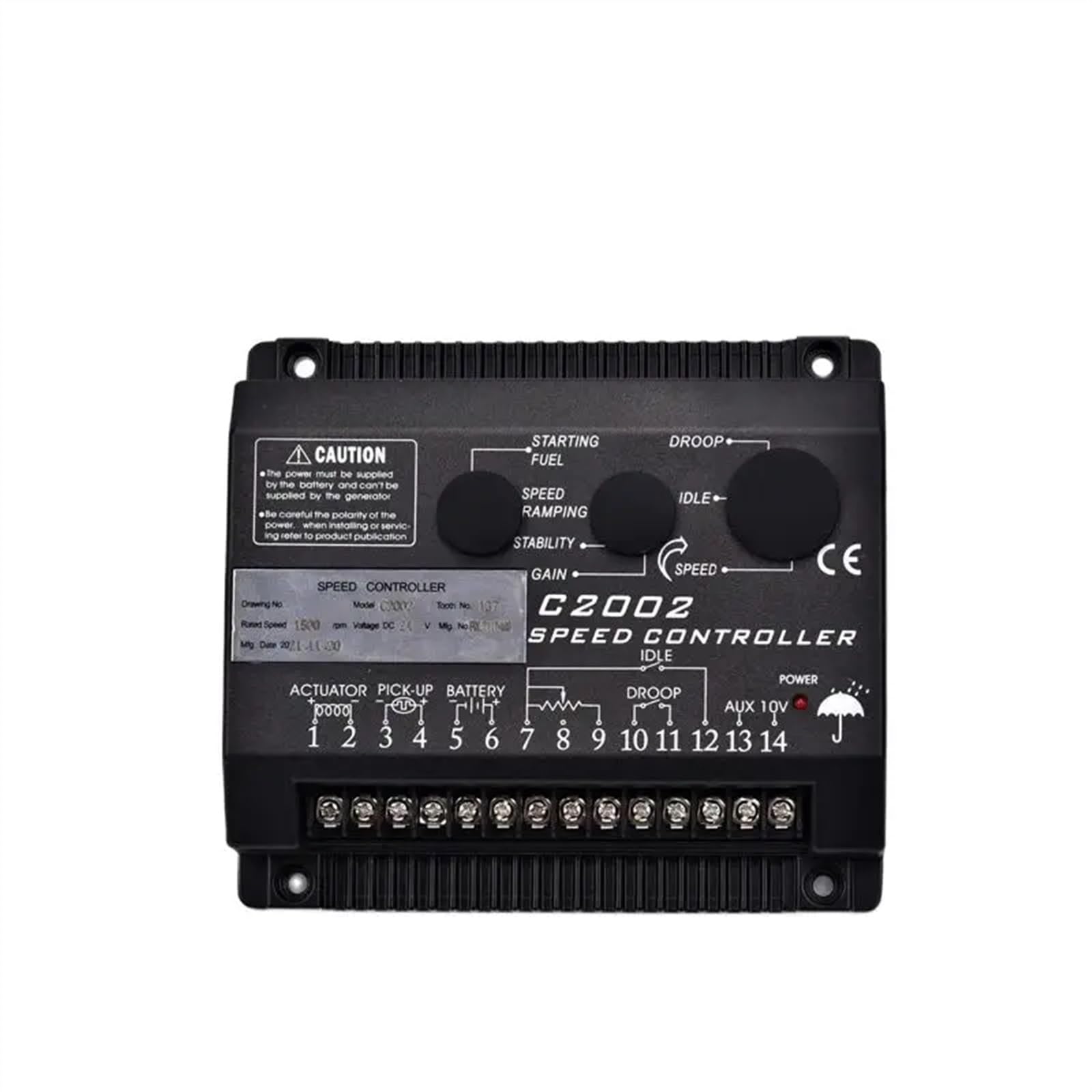 0P7BR328B C2002 Speed Controller Unit DC Motor Intelligent Board For Diesel Generator