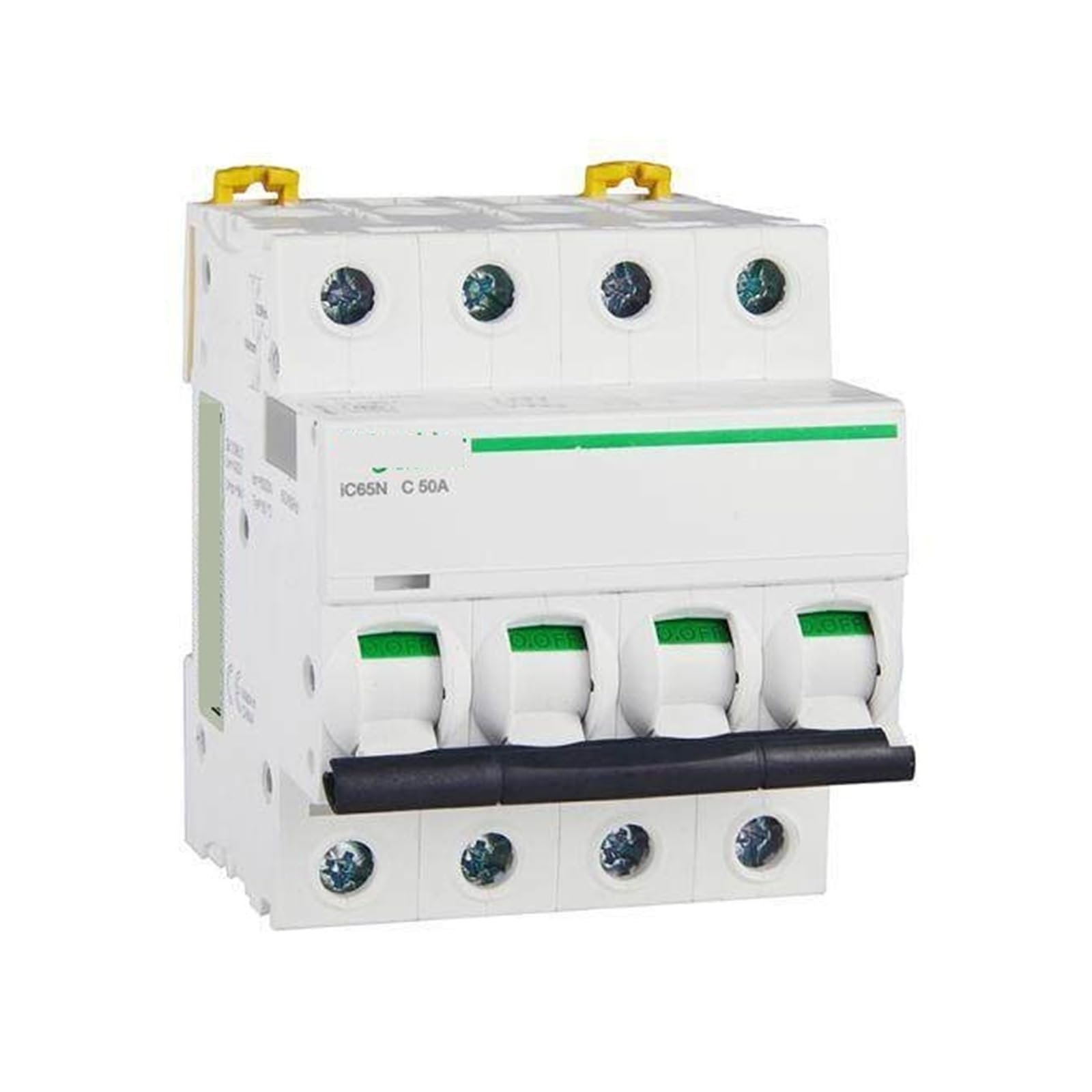 Interruptor disyuntor IC65N 4P C50A magnetotermico tetrapolar automatico de carril din 2