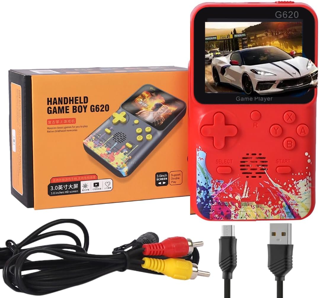 Amazm Video Game Console A 3-Inch Screen and 400 Games – Elevate Your Entertainment to New Heights and Enjoy The Ultimate Gaming Experience