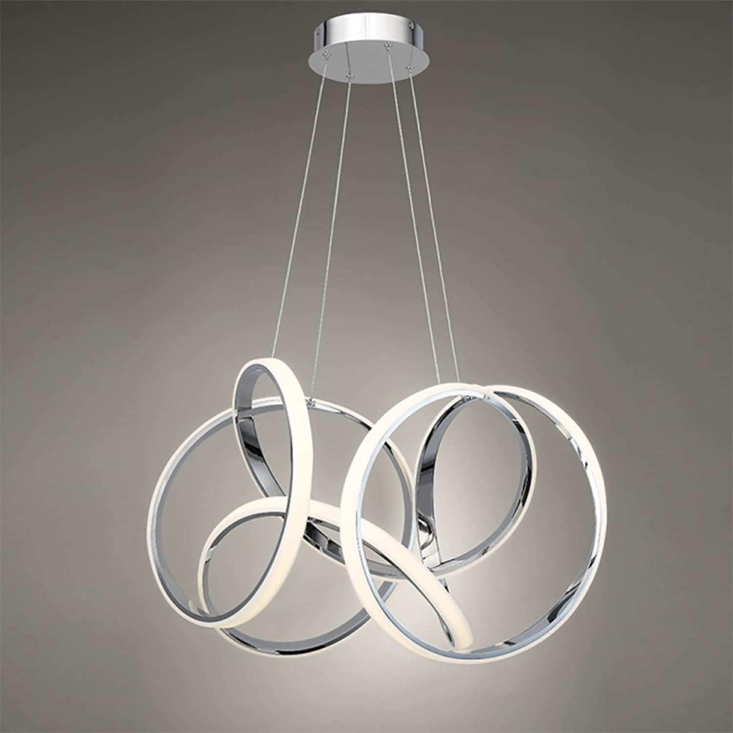 WAC Lighting dweLED, Vornado 29in LED Pendant 3000K in Chrome
