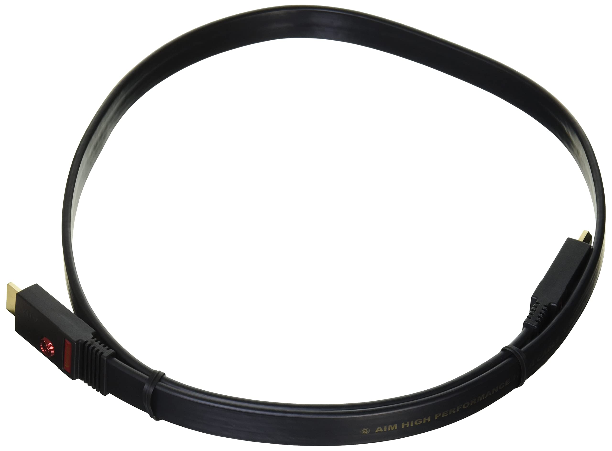 AIM HDMIケーブル 10m ハイスピード フラットタイプ