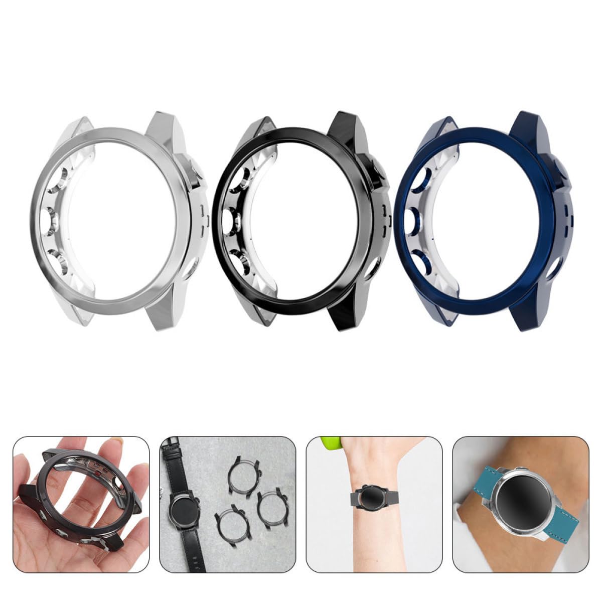 OSALADI 15pièces Coque De TPU pour Montre Film Anti-Rayures Léger Et Quotidienne Compatible avec