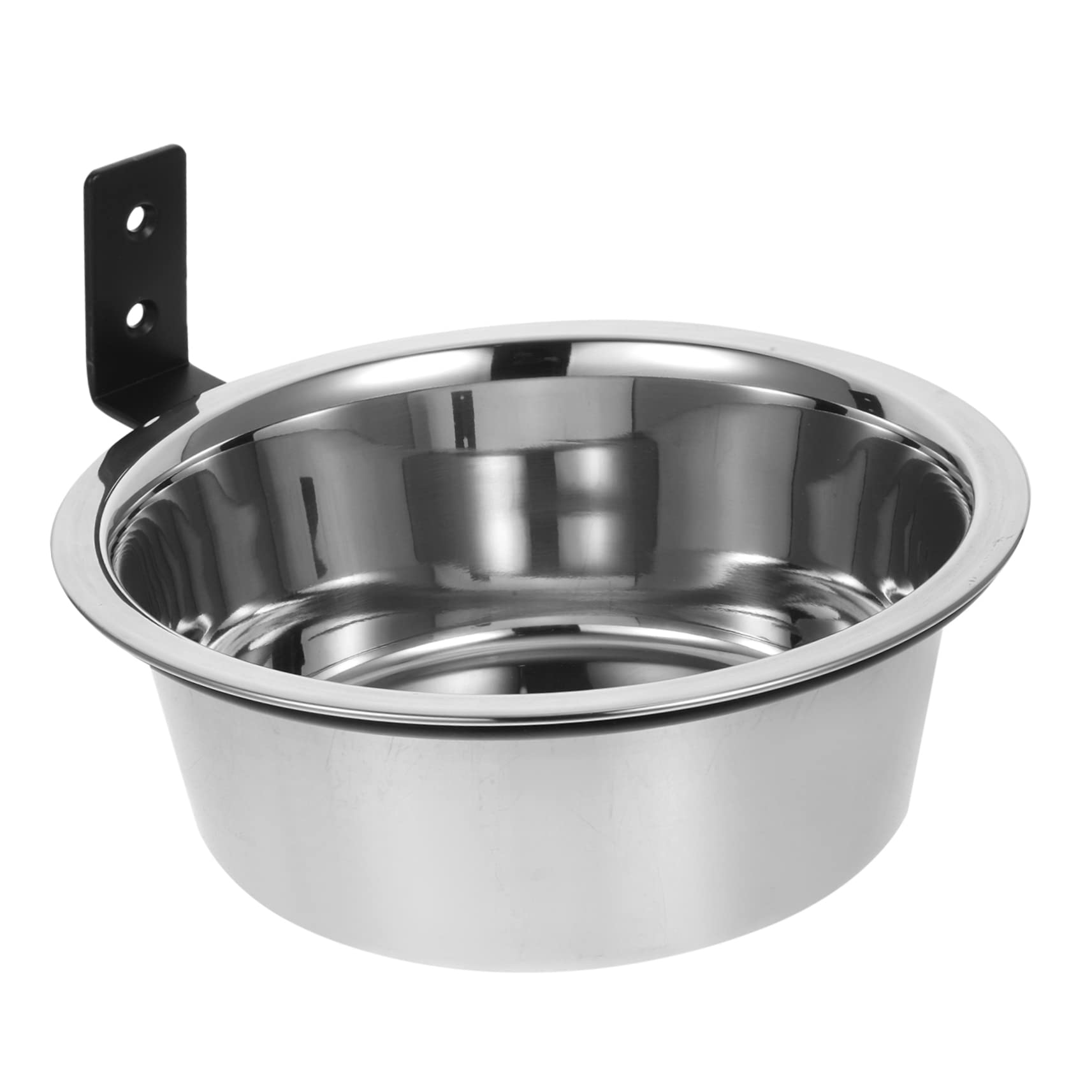 1 Set Wall Mounted Elevated Dog Bowl Dog Bowls Stainless Steel Wall Mounted Bowl Tableware Stainless Steel Comfortable