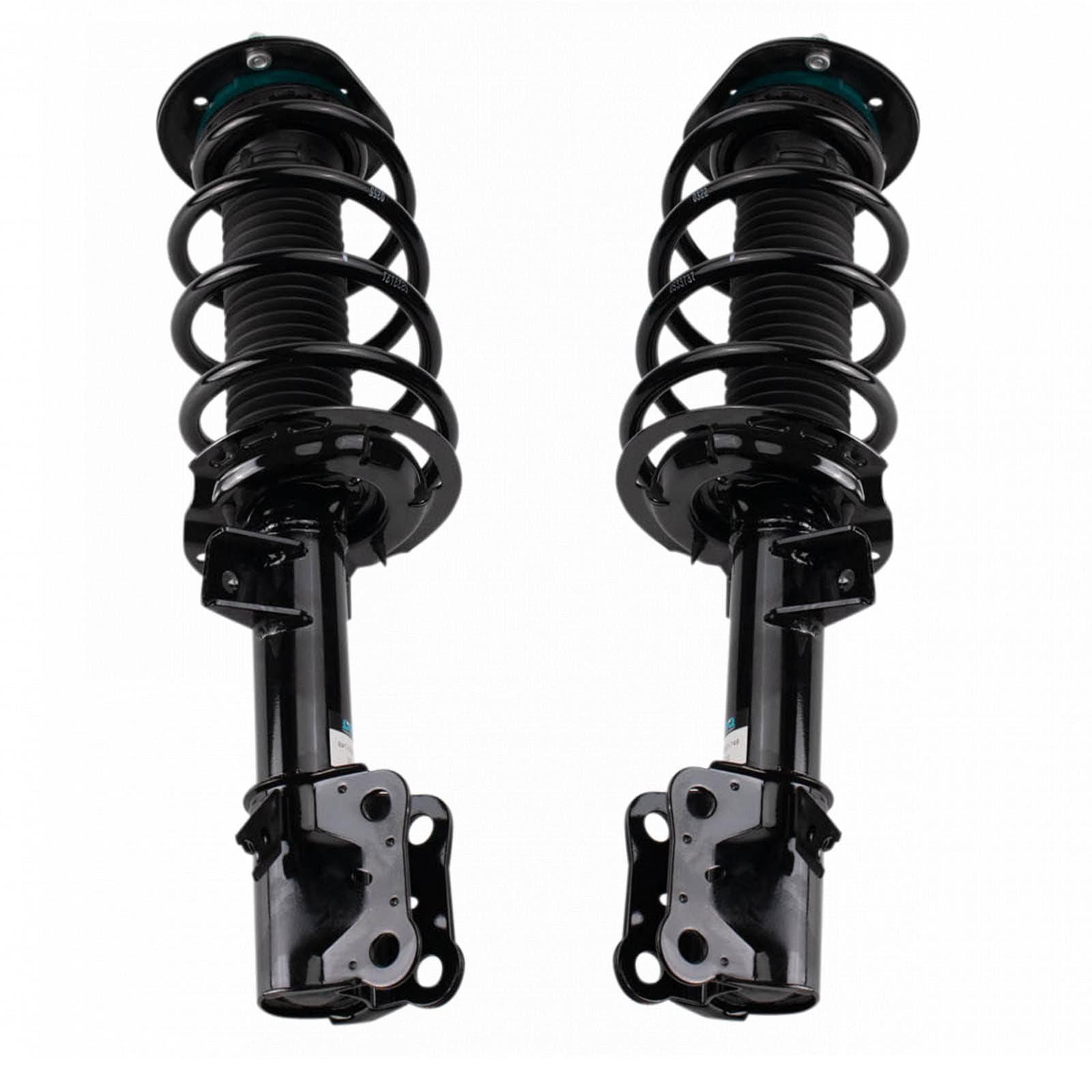 TRQ Front LH &amp; RH Strut &amp; Spring Assy Set Pre-Assembled