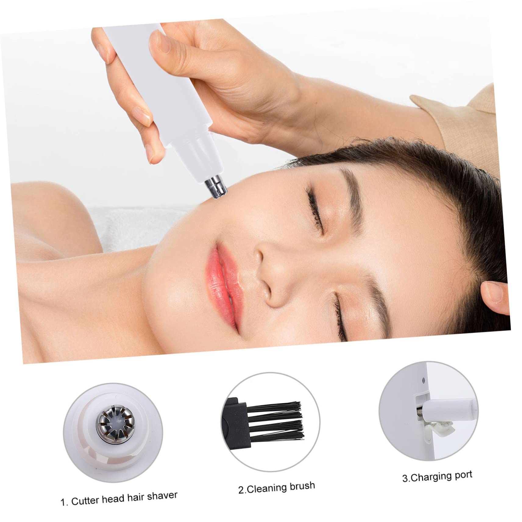 IWOWHERO Rechargeable Nose Hair Trimmer Nose Hair Removal Tool for Men Women Portable Compact Pain- Design Charging Personal Care Device