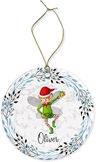 Personalised Christmas ornament Dwarf Fairy Design Christmas ornament, Dwarf Fairy Chrismas ornament, Custom Name Christmas ornament, Personalized ornament, Christmas ornament (Mdf)