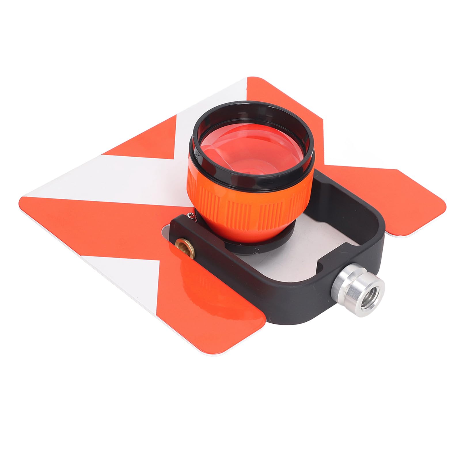 TOPINCN Prisme de Station Totale, Prisme à Inclinaison Unique avec Verre K9 pour L'arpentage Minier, Taille Compacte