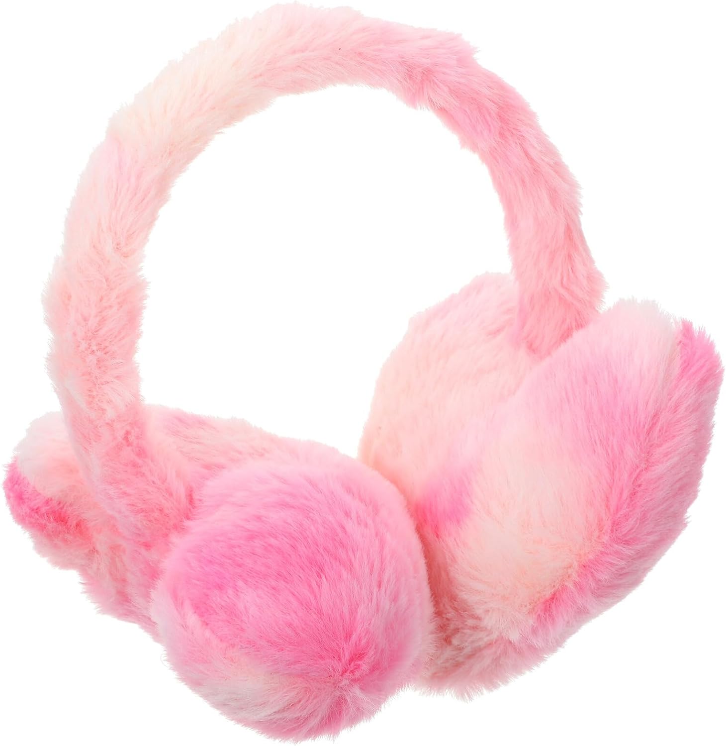 Winter Earmuffs Warm Faux Fur Ear Muffs Plush Ear Warmers Ear Covers for Women Girls Valentines Day Heart Headband 2024 New Year Winter