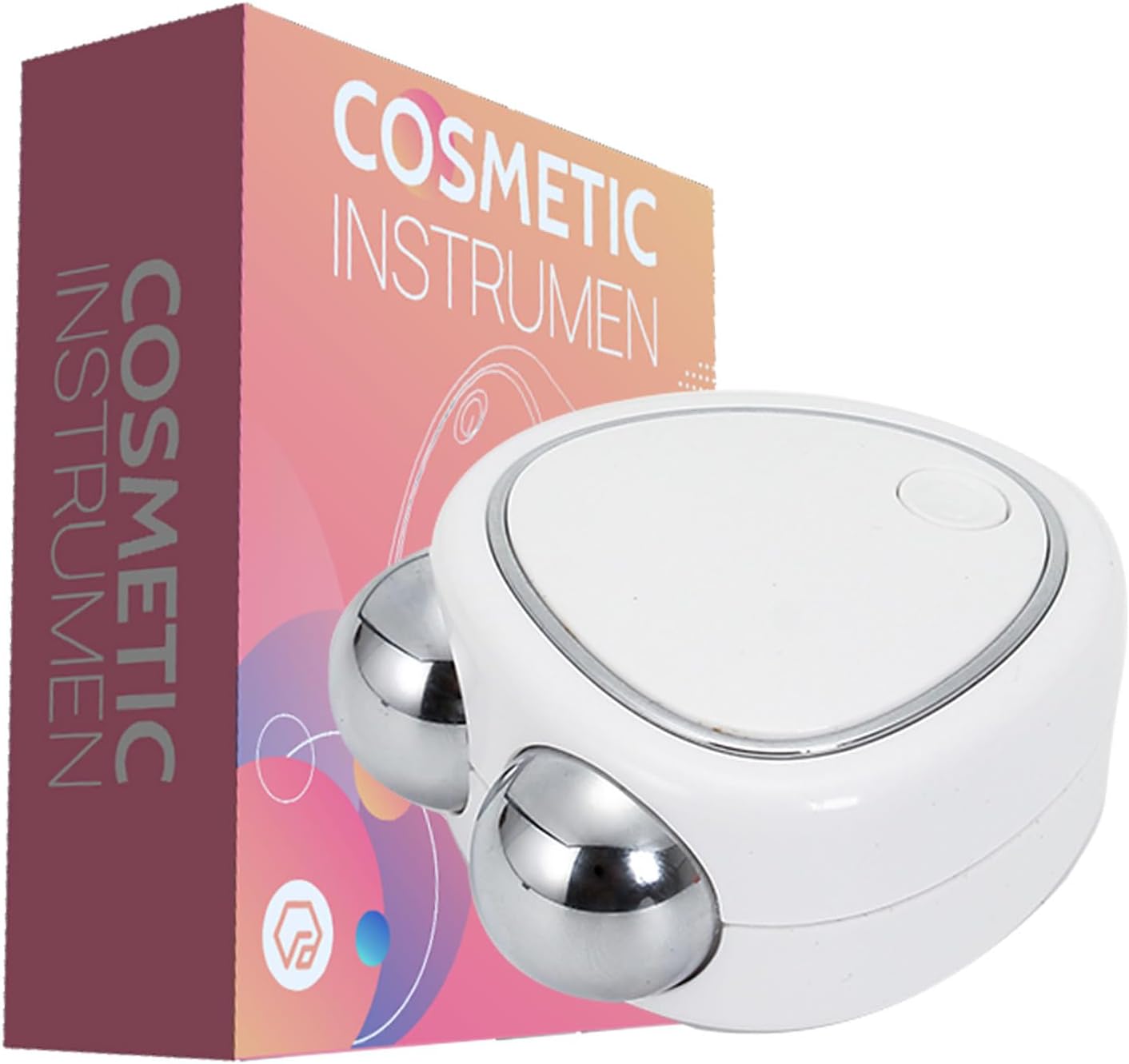 Microcurrent Facial Device， Microcurrent Device for Face and Neck Electric Face Massager for Anti Aging Mini Microcurrent Face Lift Device V-Face Sculpting Tool, White