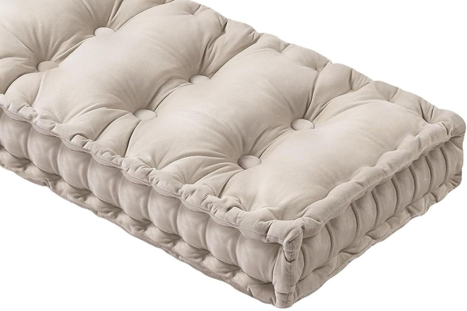 Cuscino per panca da interni ed esterni, 120-180 cm, spessore 8 cm, per divano a 2 e 3 posti, imbottitura morbida in peluche, 140 x 60 cm, perfetto per giardino e patio