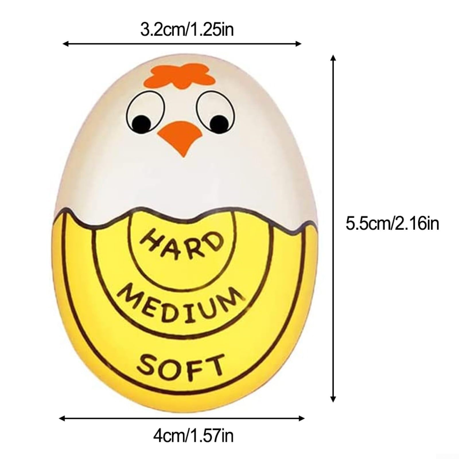 Timer per Cottura Uovo Cuoci Uova Sode alla Coque con Cambio Colore