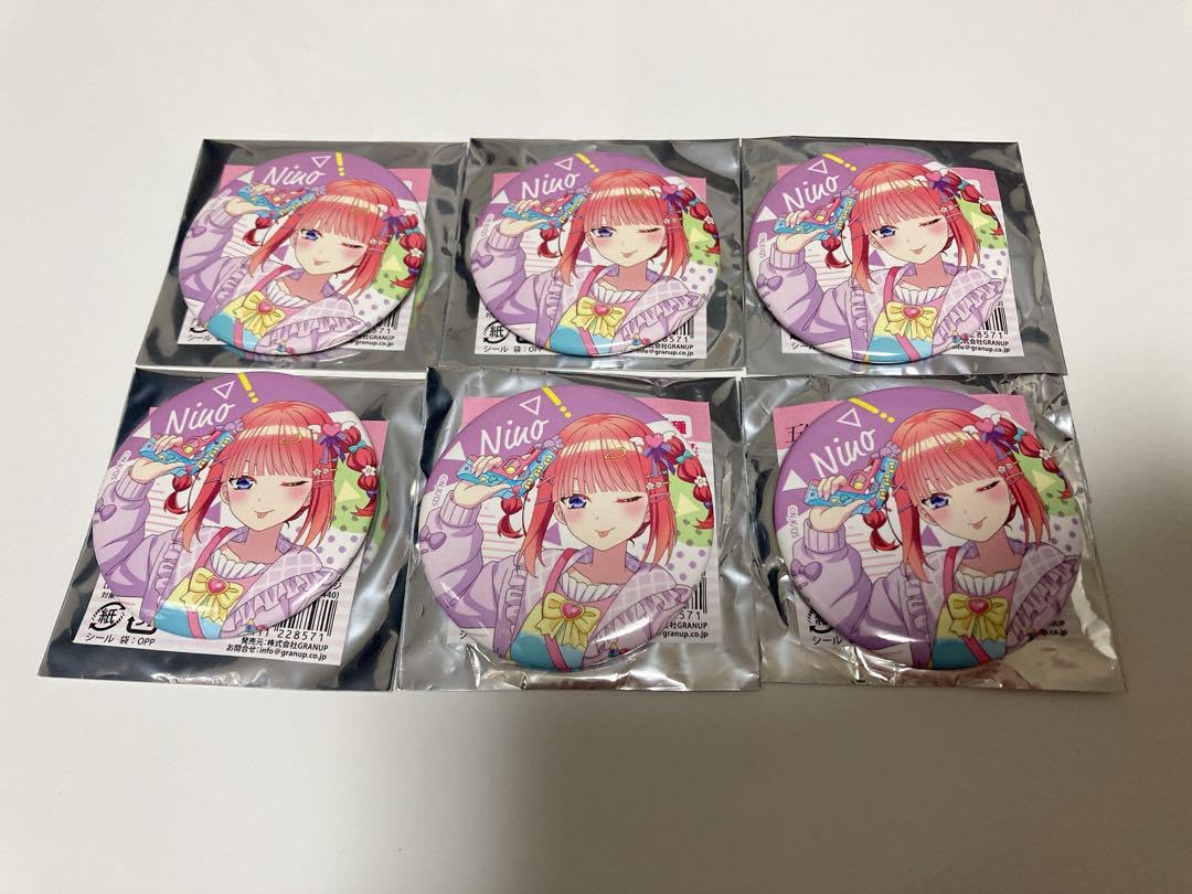 Amazon.co.jp: 五等分の花嫁 缶バッジ ぱすてるふぁっしょん 二乃  