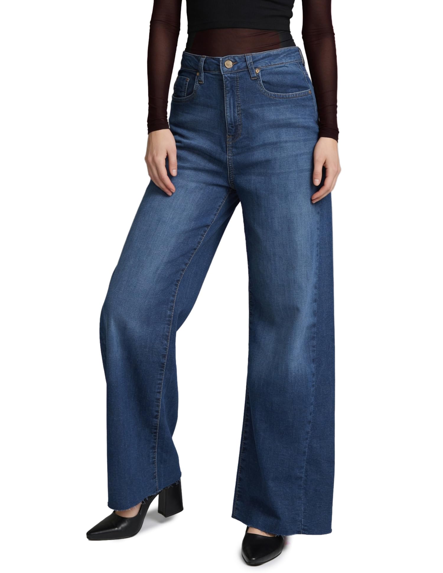 flying machine Women's Baggy Fit Jeans| Solid | High Rise | Stretchable | Jeans for Woman-picture-37