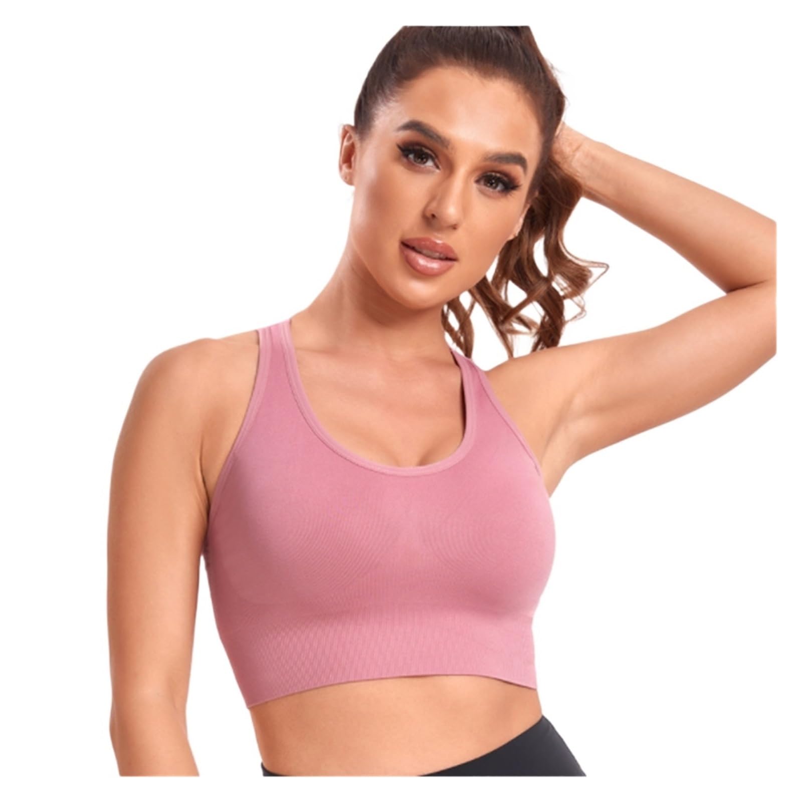 Biustonosz Sportowy Fitness Damski Stanik Sportowy Wspierający Wyściełane Paski Krzyżowe Fitness Yoga Body Running Sports Bra Stanik Sportowy Damski