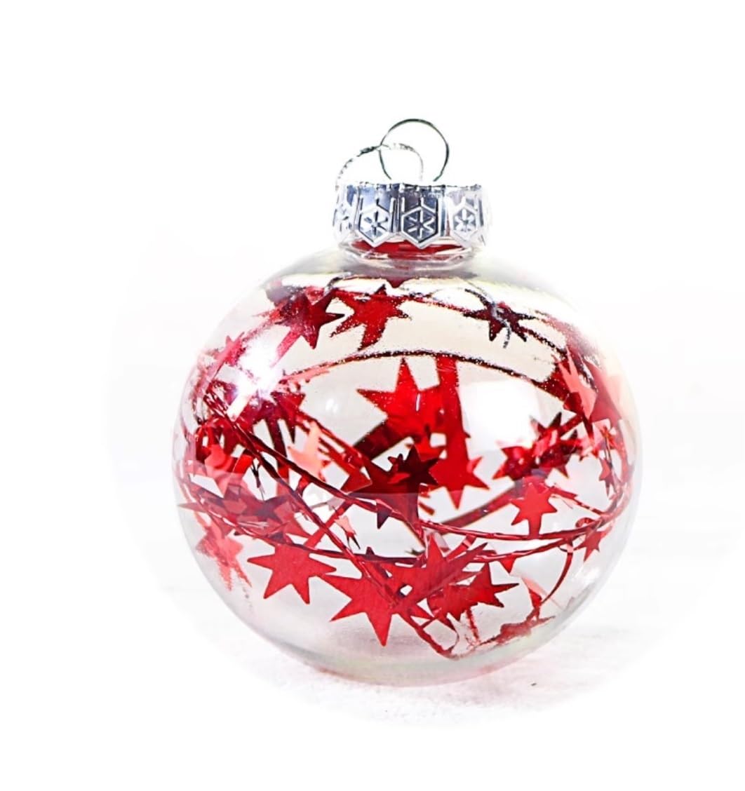 Palline di Natale Palline di Natale da 24 Pezzi Ornamenti 2,36 Pollici Palle Infrangibili per La Decorazione della Festa Nuziale Decorazioni(Gold)