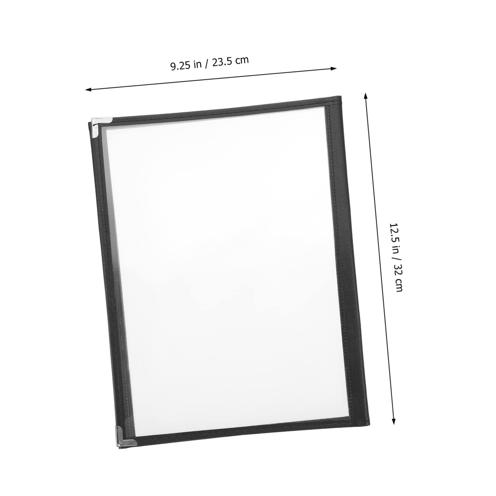 Healeved 10 Piezas Carpeta De Recetas Bebidas Decoración Dorada Mangas De Menú Decoraciones De Mesa De Boda Portamenu Protector De Menú Carpeta De Menú Suministro De Restaurante Escritura