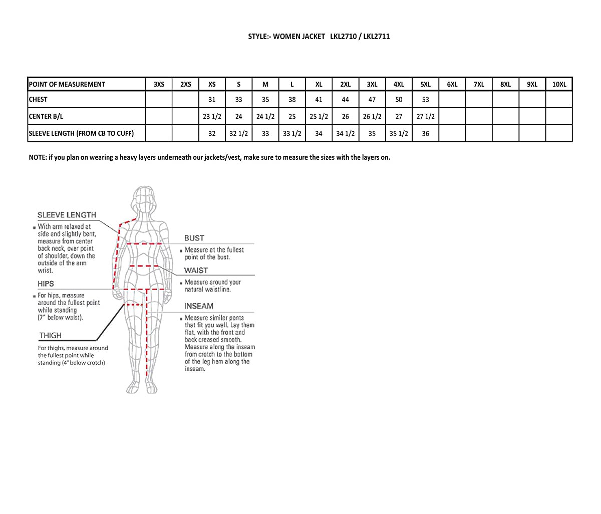 Milwaukee Leather LKL2710 Womens Classic Black Braided Motorcycle Jacket with Studded Back — view 3