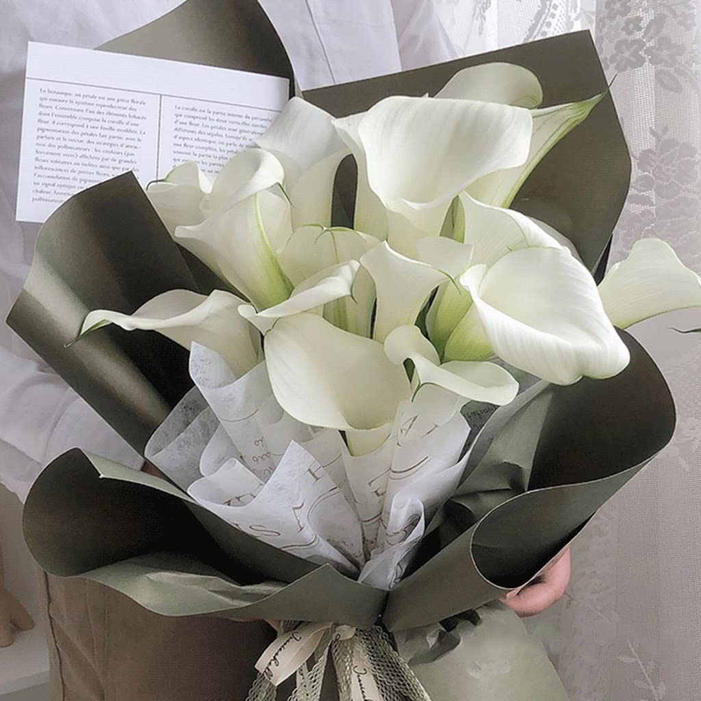 ZQDMYT Papier Cadeau Enroulement Papier Kraft Papier rétro Couleurs Quatre Couleurs Bouquet Cadeau Cadeau Artisanat d'emballage for la Saint-Valentin d'anniversaire Cadeau (Color : Beige)