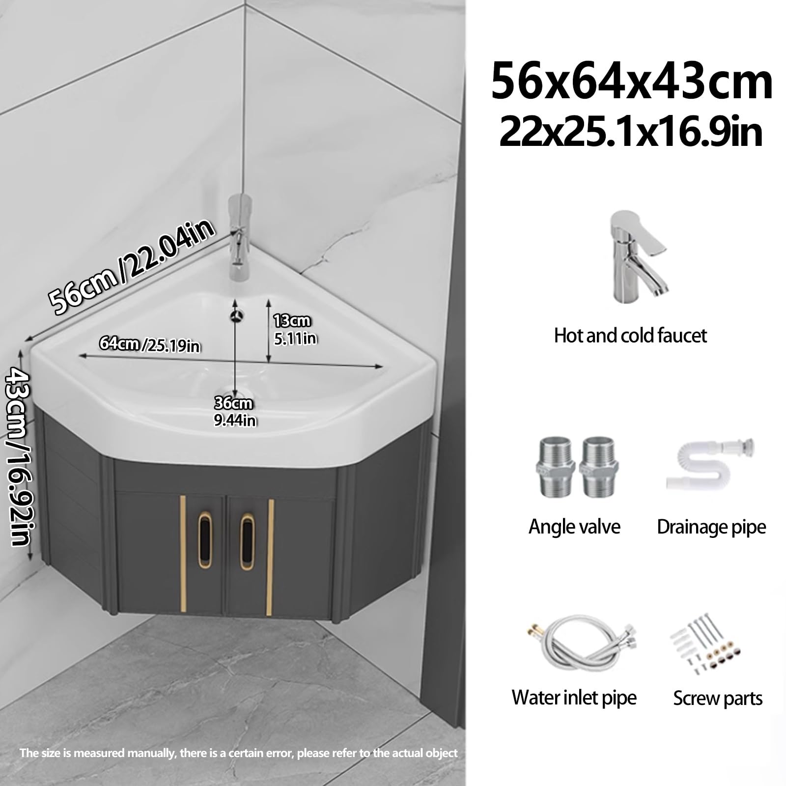 Spülenschrank Mit Spüle Und Armatur Kleines Eckwaschbecken Zur Wandmontage Waschbecken Waschtisch Badezimmer Hängewaschbecken Eckwaschbecken Mit Unterschrank Waschbecken Gäste Wc