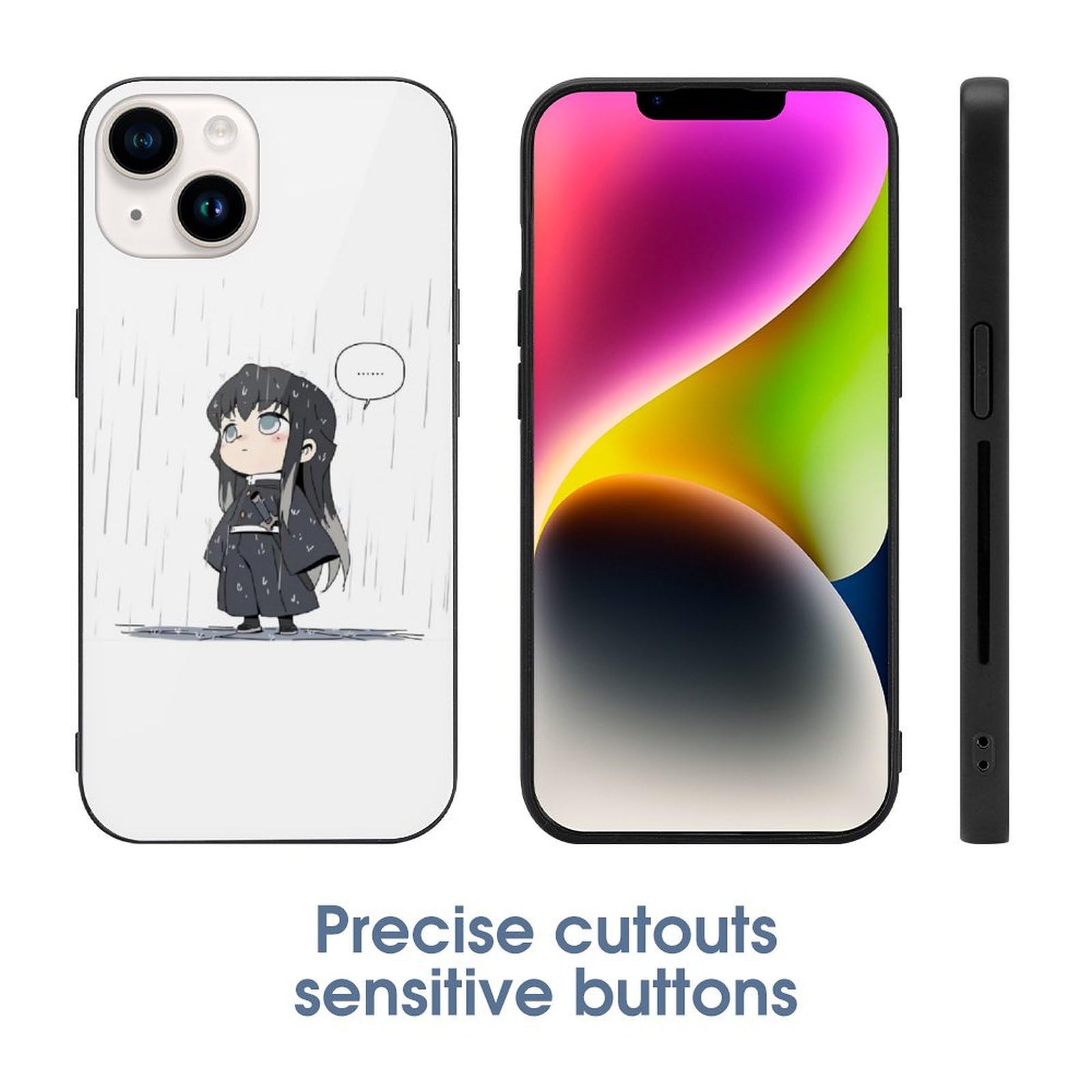 スマホケース Amazon.co.jp: 【iPhone12 用 ケース】 鬼滅の刃 霞柱 時透 無