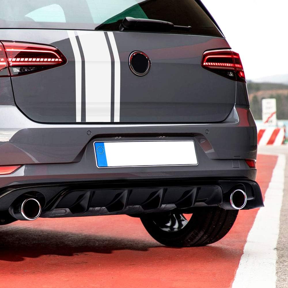 Quattroerre 10775 Adesive Racing Triple, Chrome, 80 mm x 5 m