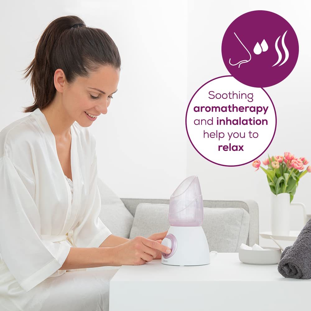 Beurer FS60 Facial Sauna, Facial Steamer for Cosmetic Facial Care Opens the Pores and Moisturises, Soothing Steam - Image 4