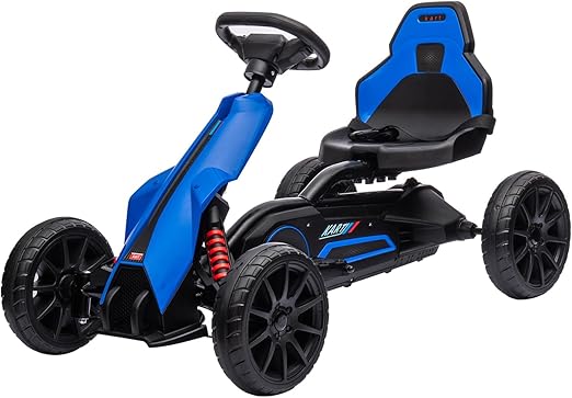 12V Electric Go Kart for Toddlers, Drift Kart with 7Ah Battery 35W Motor, High/Low Safety Speed Max 2.8MPH for Child, Max Load 66lbs, Electric Vehicle Toy for Kids Christmas Birthday Gift