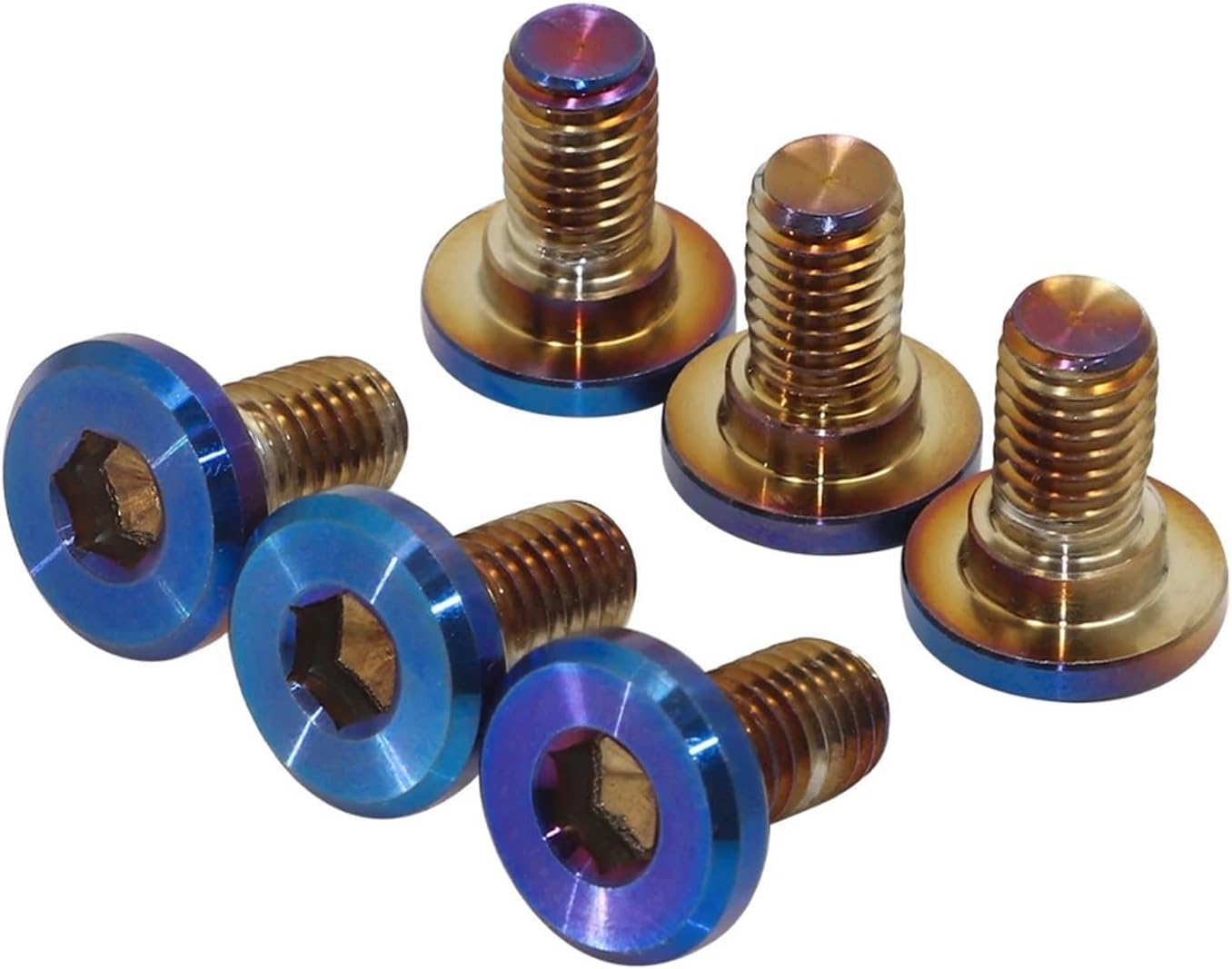 Rear Brake Disc Rotor Screw Bolts Compatible RM-Z 250 RM-Z450 2007-2023, RMX450Z 2010-2019 -M8x15 Stainless Steel 09139-08022