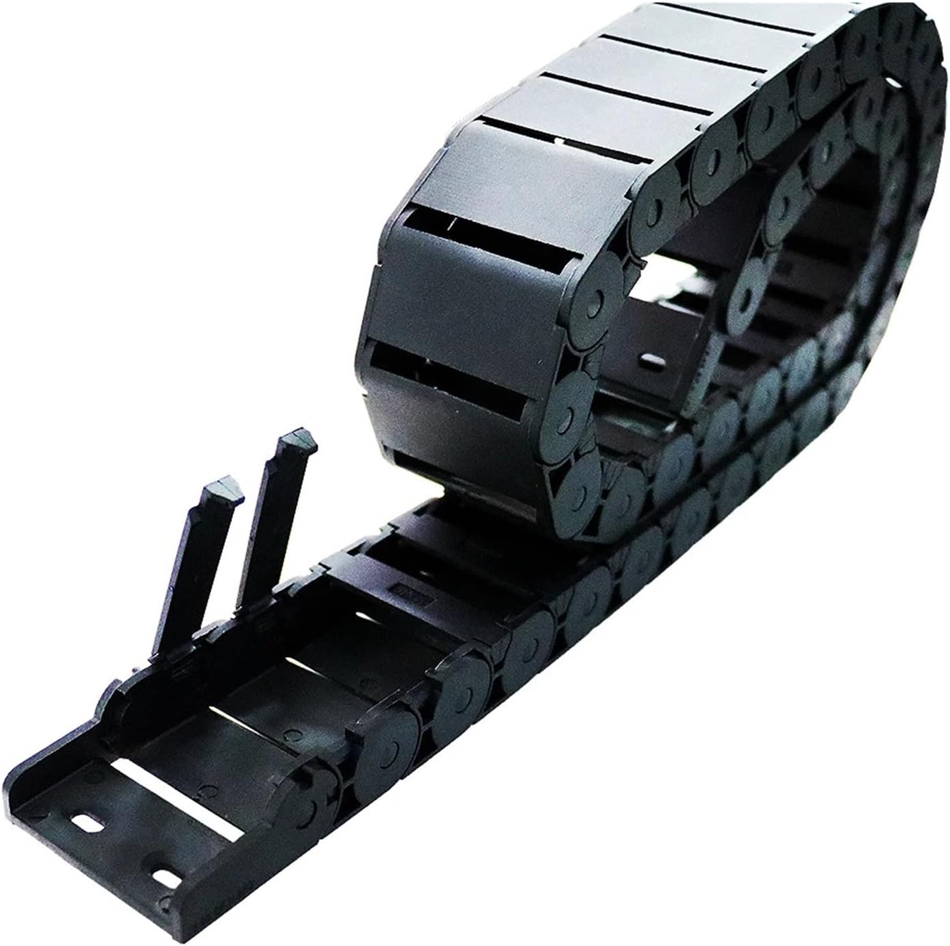 Transmission Chain of Power New Cable Drag Inner Size 18x37mm Outer Size 23x48mm L1000mm Chain Wire Carrier for CNC 3D Printer Engraving Voron CNC Router Transmission Chain of Power