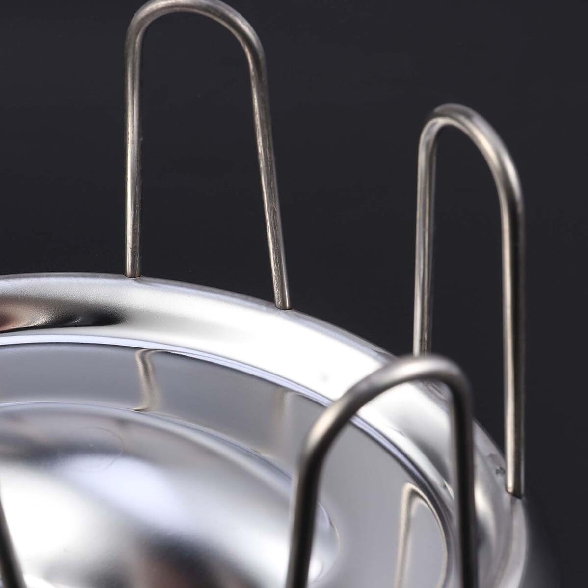 FRCOLOR Ciotola Alimentazione Rettile in Acciaio Inossidabile Piatto Rotondo per Tartarughe e Rettili Design Compatto e Facile da Pulire Liscio Sicuro per Animali Antiscontro per Cibo e