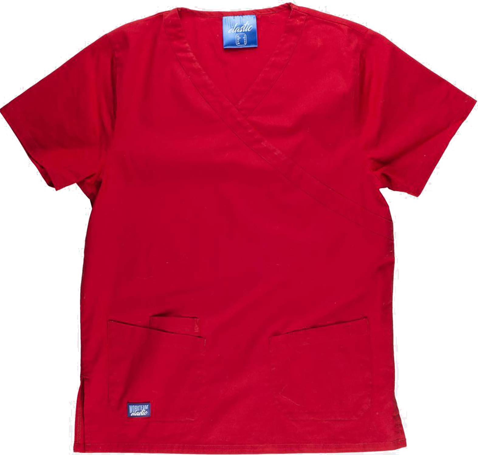 WORKTEAM B9150 Uniforme Sanitario de Algodón Tejido Elástico Conjunto Médico Enfermera Unisex