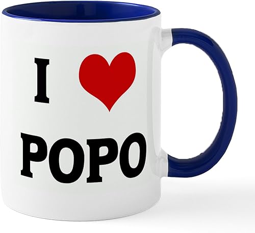Miniatura 7 de CafePress I Love POPO - Taza de café de cerámica de 11 oz (11.0 fl oz)