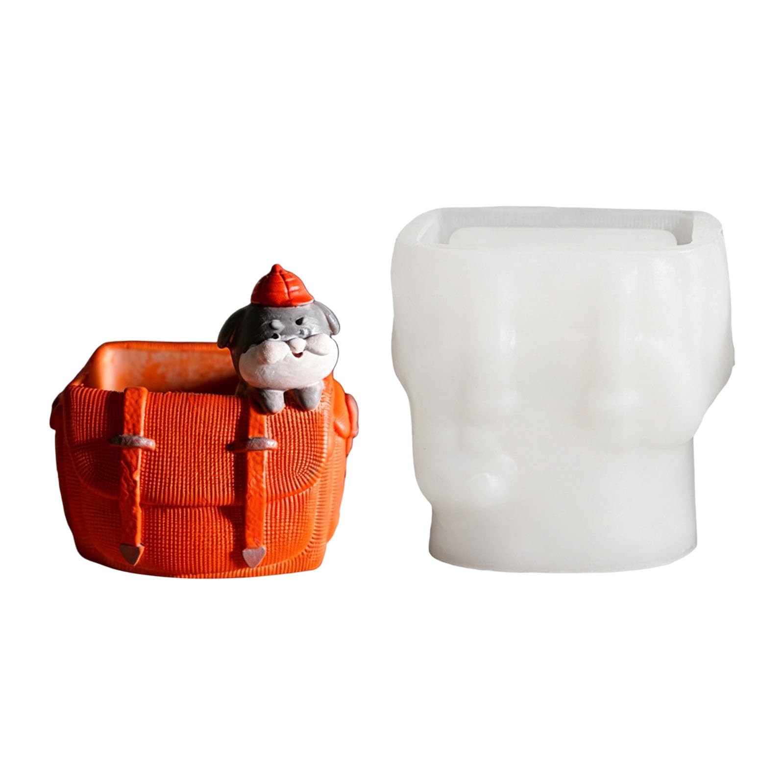 Piceioep Silicone for Making Backpack Animal Planter and Artistics Resin Projects Great for Home Decoration Silicone Craft Making Plaster Craft