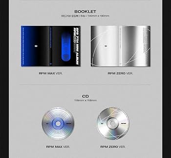 K-POP SF9 - RPM, RPM Zero Version Cover Incl. CD, 84pg
