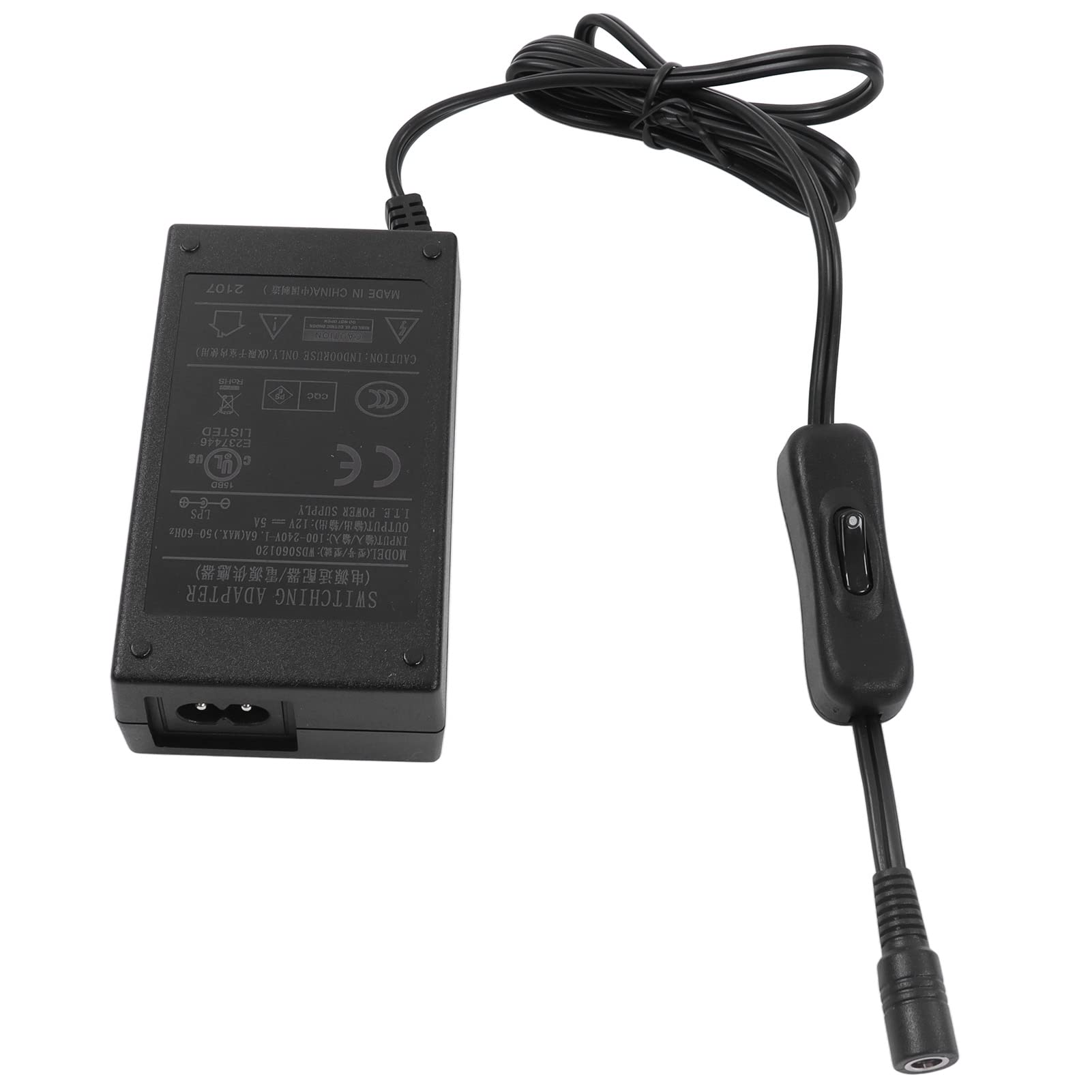 Tour à Métaux Fraiseuse Mini 100-240V 12VDC 5A 60W 12000RPM avec Mandrin de Perceuse pour Bois et Plastique (Prise UE)