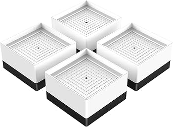 7.4cmかさ上げ台 机 テーブル 脚 継ぎ足し 洗濯機置台 防振ゴム グレー Amazon.co.jp: Umelee 洗濯機かさ上げ台 4cmかさあげ 机 テーブル 脚