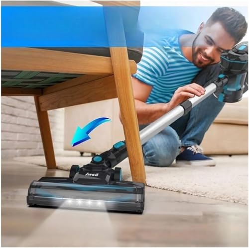 Miniatura 6 de INSE V770 - Aspiradora inalámbrica compatible con limpiador, succión de 20 KPa, tiempo de funcionamiento de 45 minutos, diseño de mano 6 en 1