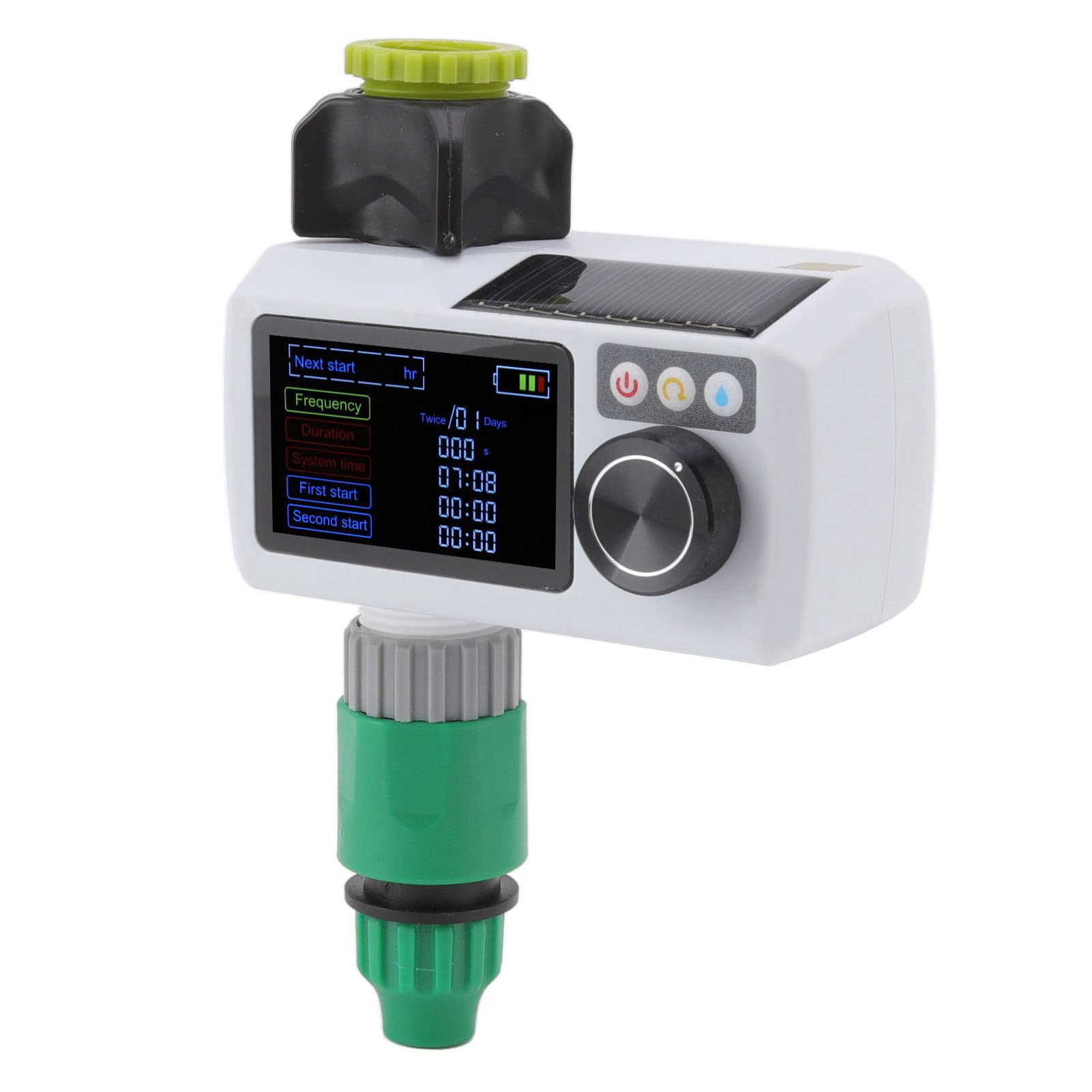 TOPINCN Garden Irrigation Timer Solar Operated with Rain Detection