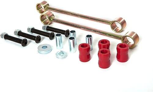 Miniatura 1 de Rugged Ridge  Kit de eslabones de barra estabilizadora de suspensión, trasera, elevación de 2.5 pulgadas  18303.55  Compatible con Jeep Wrangler JK