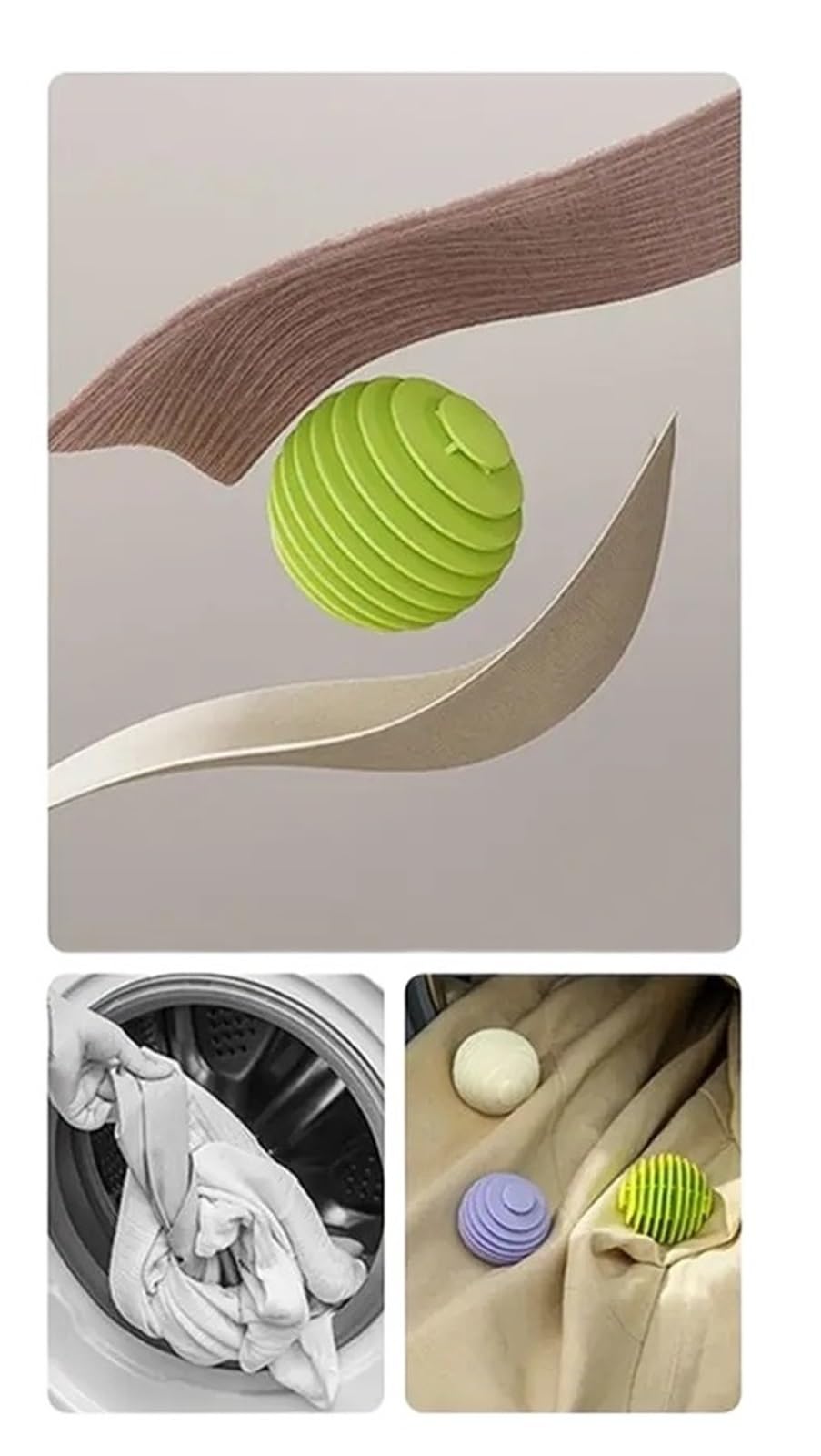 Waschkugel 12-teiliger Wäscheball-Reinigungsball, nur Trommelwaschmaschine, Waschen von Kleidung, Anti-Tangling-Ball | Drum Washing Machine Only Washing Clothes Anti-Tangling Ball