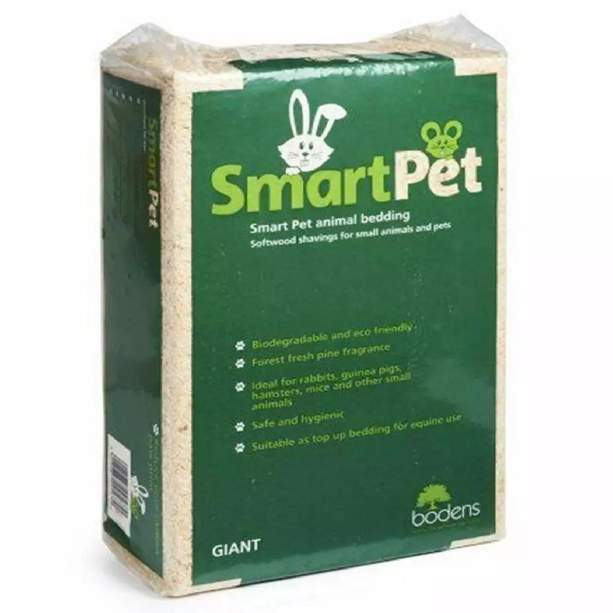 Dihl Smart Pet Small Animal Wood Shavings Natural Pet Bedding 9.5KG, Dust Extracted Premium Pet Bed Substrate, Odour Control, For Rabbit, Hamster, Gerbil, Guinea Pig, Mouse, FSC Approved, Giant