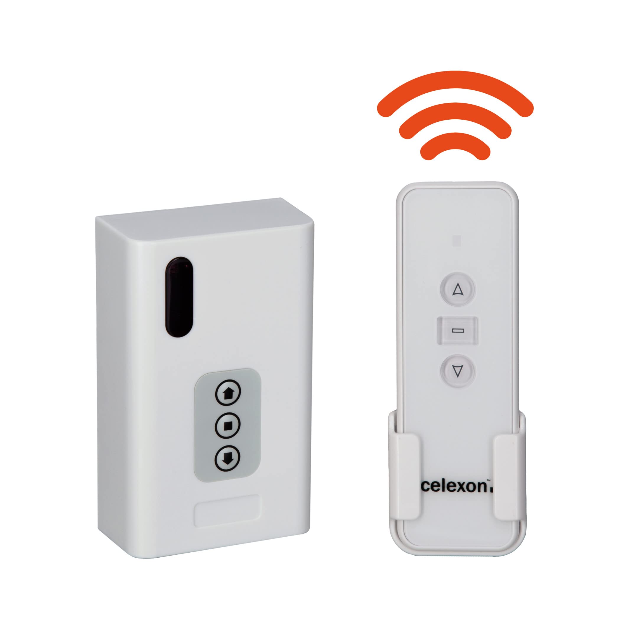 celexon Professional 1-Kanal Funk-Set - Funk-System für Motor-Leinwand oder Deckenlift - 1 Kanal