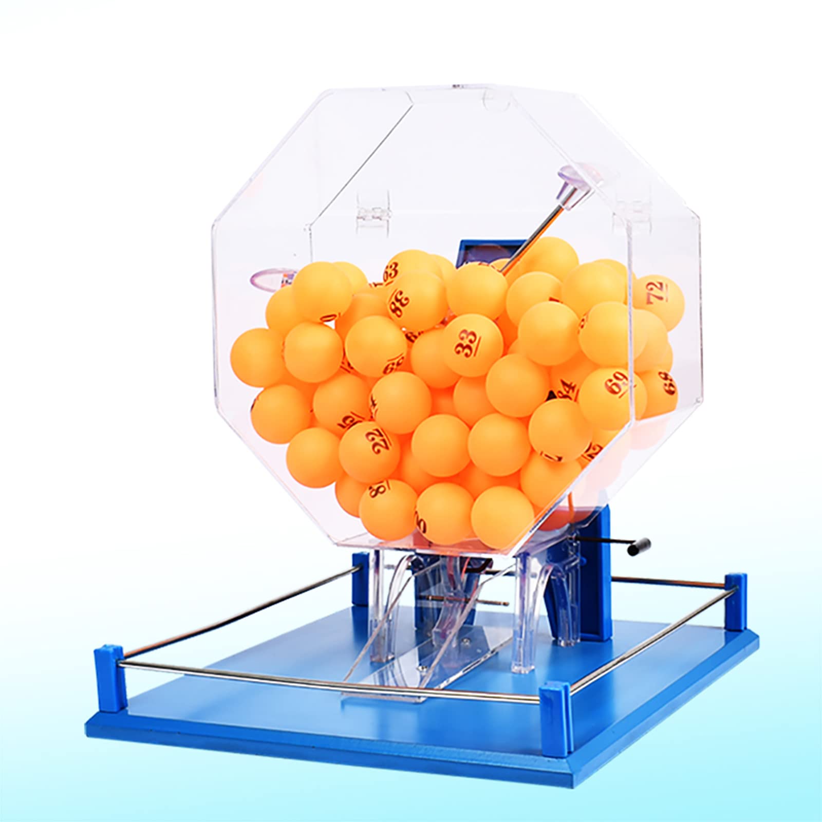 Boules De Bingo Lot De 100 - Polypropylène Durable, Numéros 1 à 100 - Fenêtre Transparente - Pour Fêtes, Jeux De Groupe, Tirages
