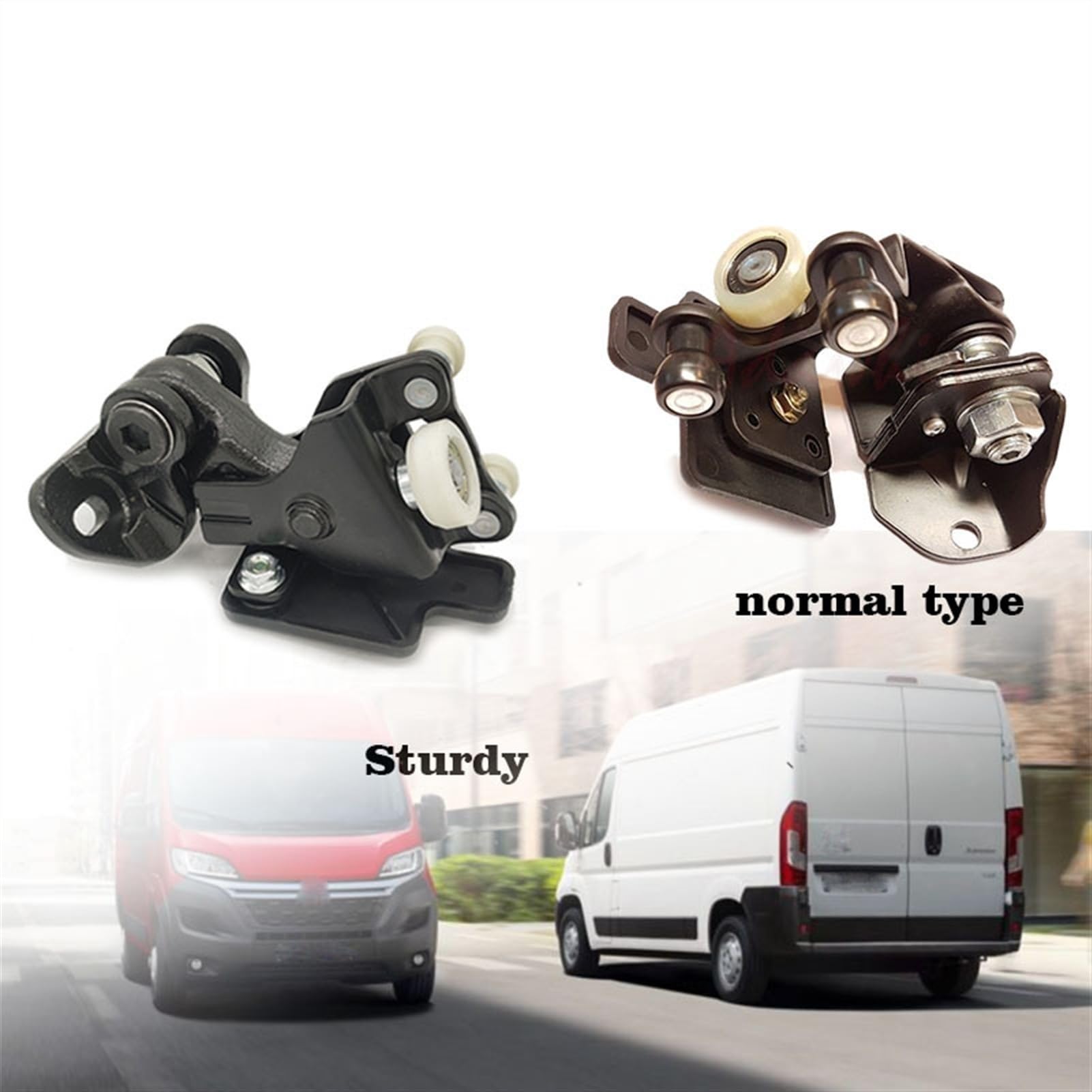 Rullo Per Porta Scorrevole Compatibile Con Fiat Ducato, Citroen Jumper, Peugeot Boxer 2006- - Numeri OEM 1344234080, 1344266080 - Foto 3