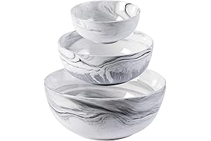 Yundu Ceramics Marble Large Mixing Bowl Sets for Your Perfect Kitchen